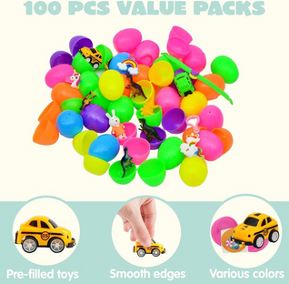 100 Prefilled Easter Eggs